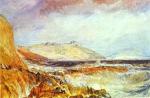 水彩大师 William Turner_Pendennis Castle, Cornwall_ Scene after a Wreck